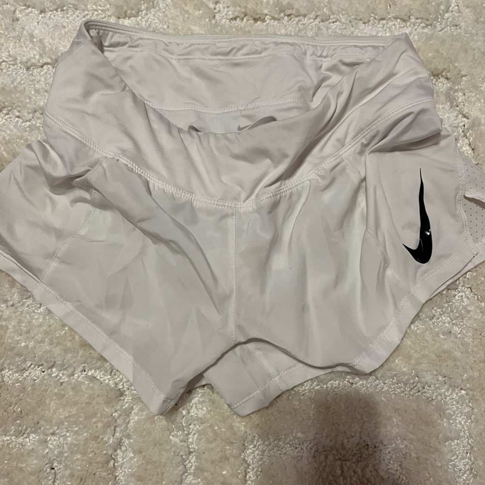 Nike Women's Light Gray Athletic Shorts